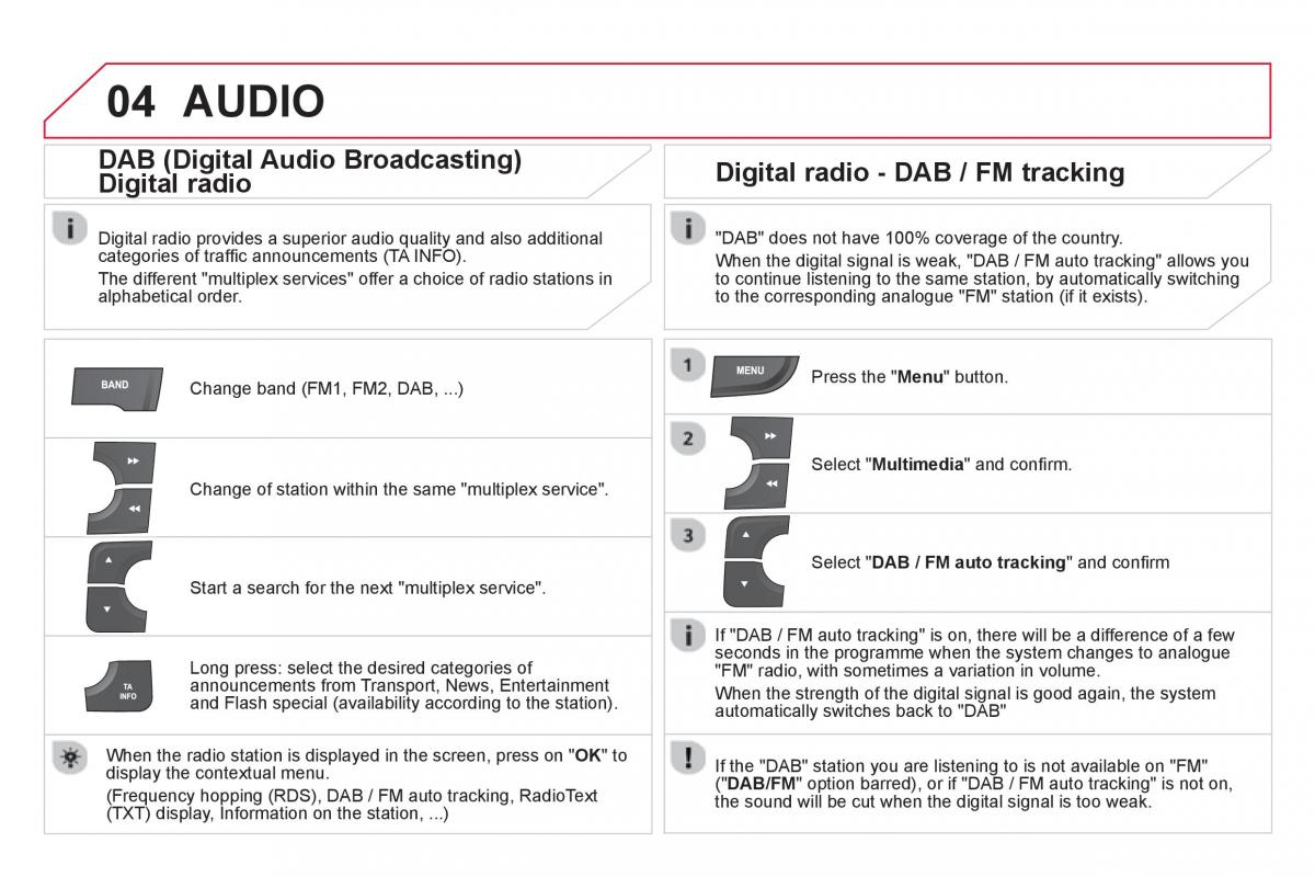 Citroen DS4 owners manual / page 364