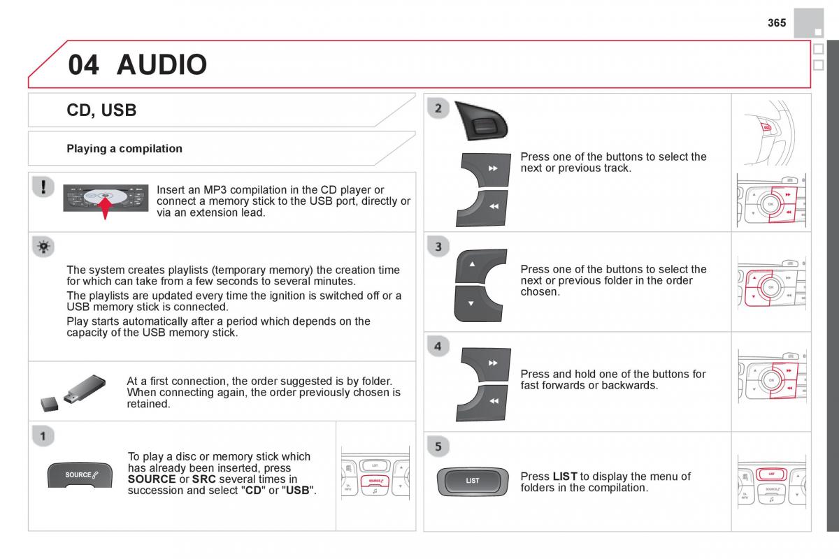 Citroen DS4 owners manual / page 367