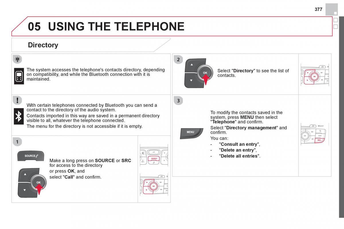 Citroen DS4 owners manual / page 379