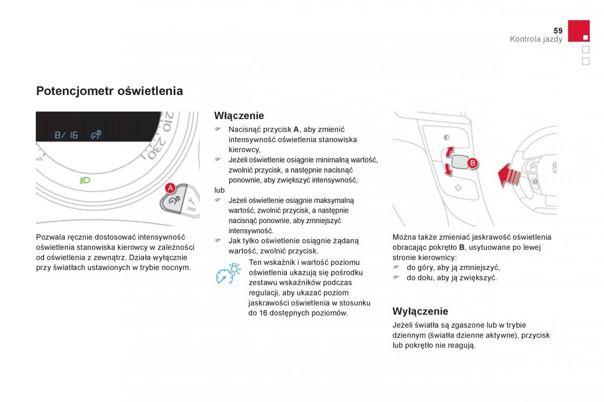 Citroen DS4 instrukcja obslugi / page 61