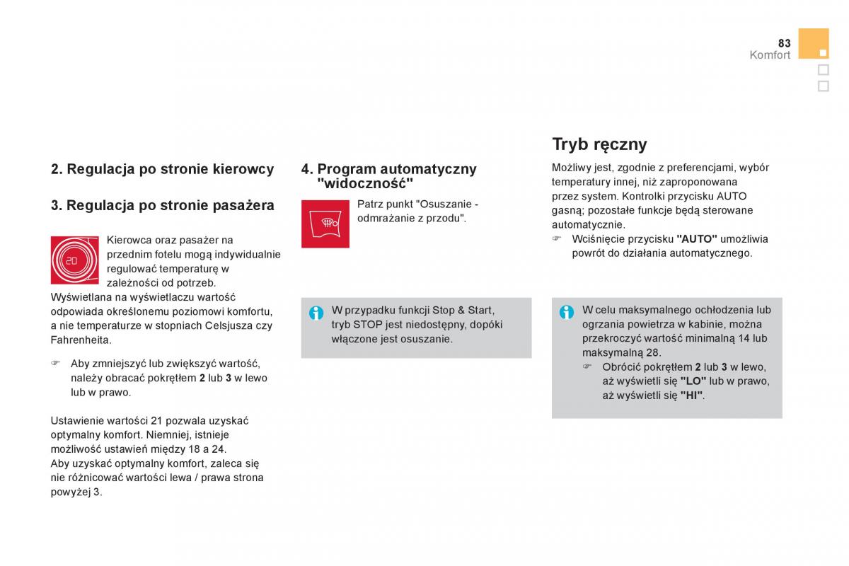 Citroen DS4 instrukcja obslugi / page 85