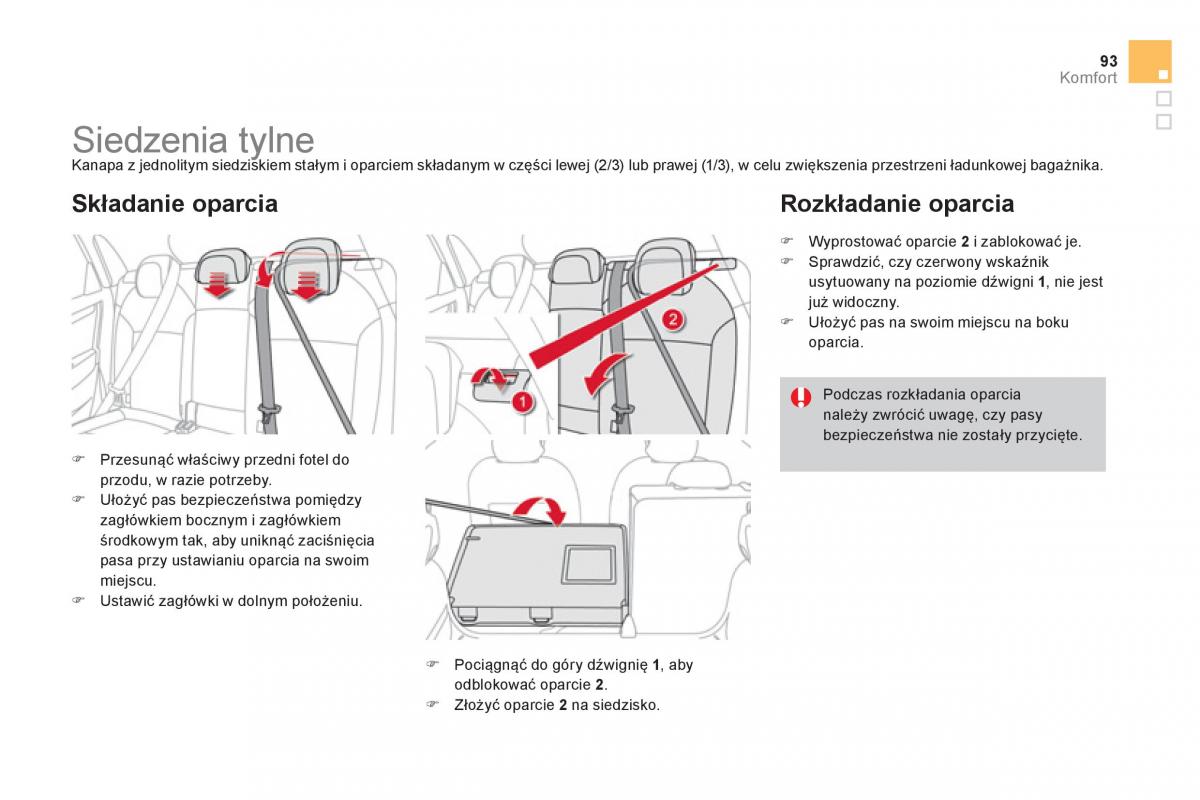 Citroen DS4 instrukcja obslugi / page 95