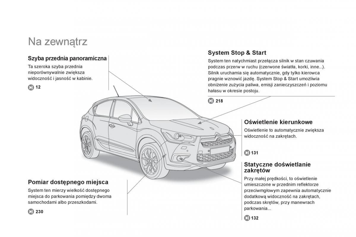 Citroen DS4 instrukcja obslugi / page 10