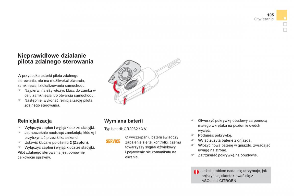 Citroen DS4 instrukcja obslugi / page 107