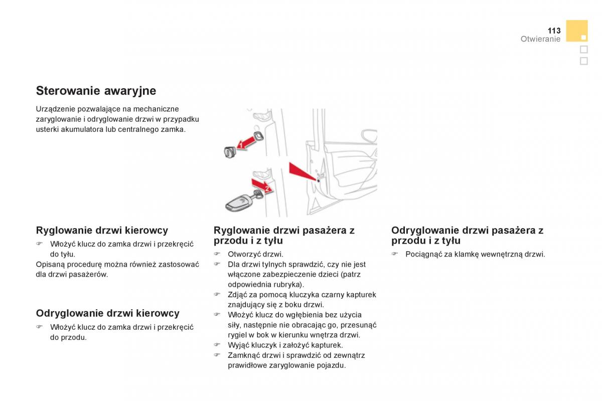 Citroen DS4 instrukcja obslugi / page 115