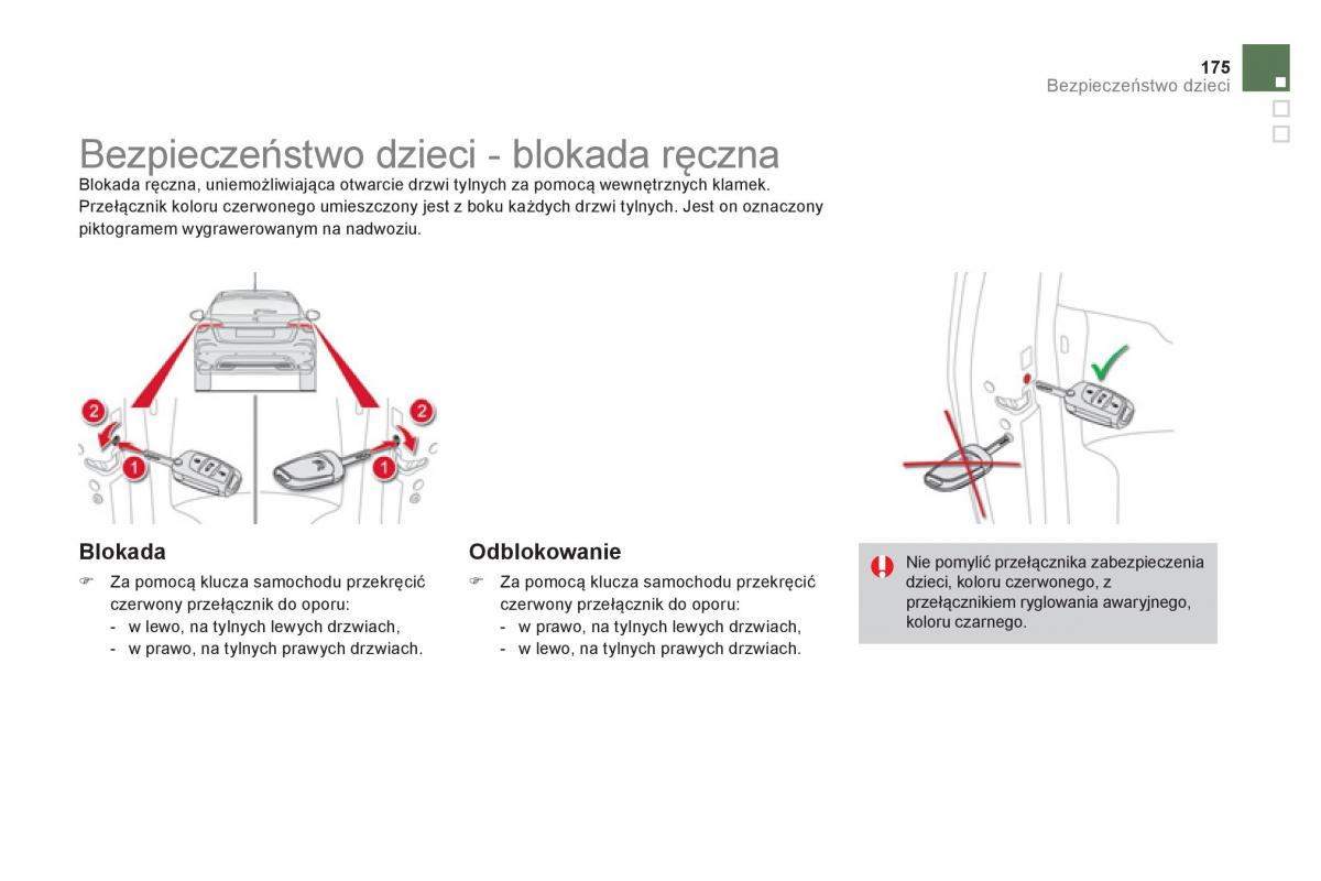 Citroen DS4 instrukcja obslugi / page 177