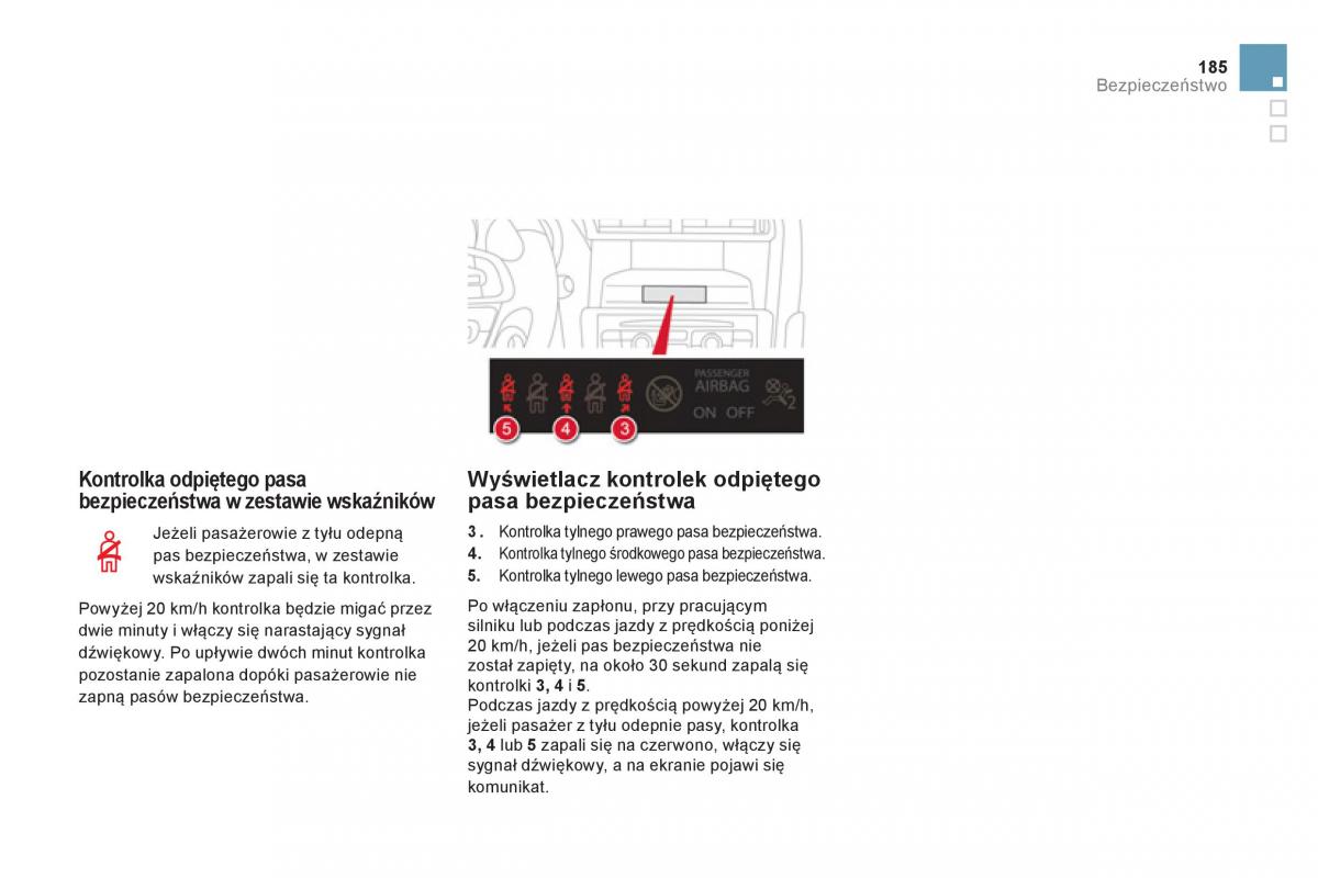 Citroen DS4 instrukcja obslugi / page 187