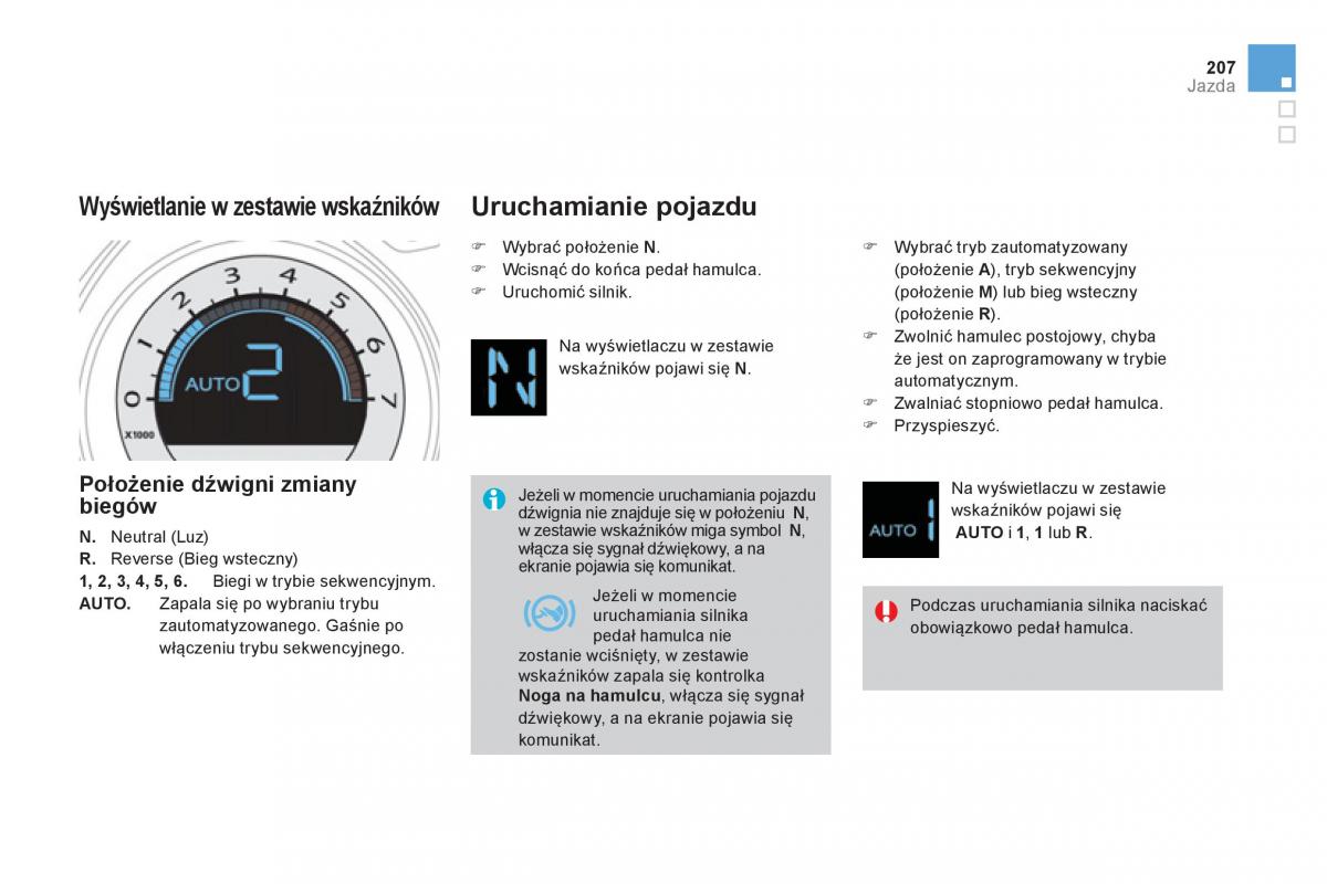 Citroen DS4 instrukcja obslugi / page 209