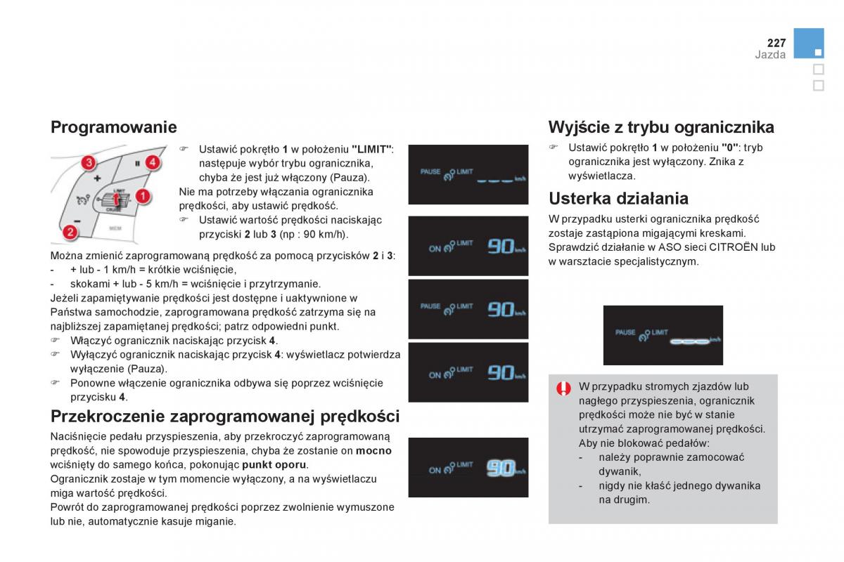 Citroen DS4 instrukcja obslugi / page 229