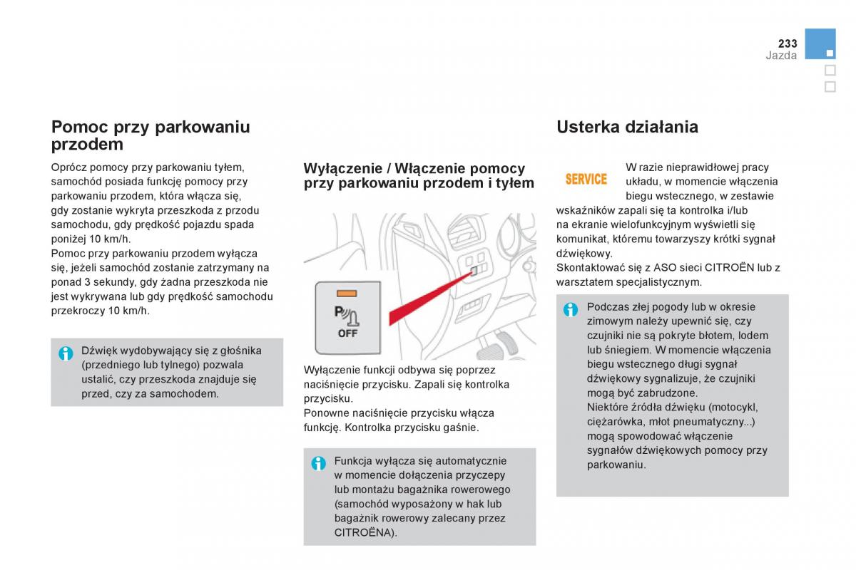 Citroen DS4 instrukcja obslugi / page 235