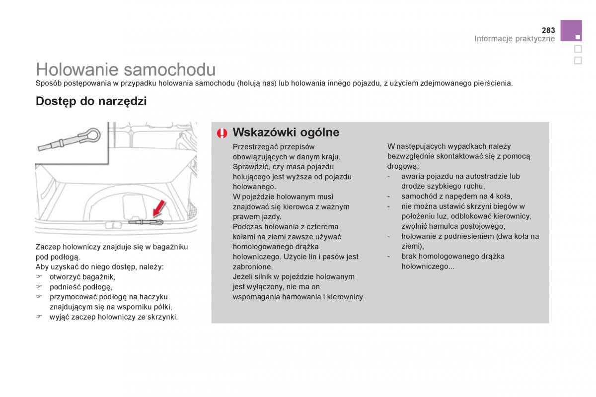 Citroen DS4 instrukcja obslugi / page 285