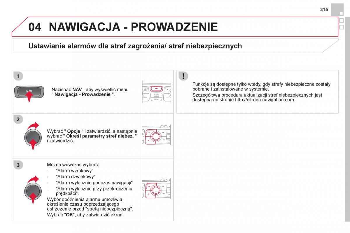 Citroen DS4 instrukcja obslugi / page 317