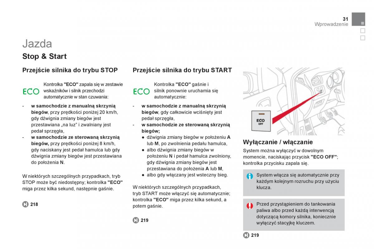 Citroen DS4 instrukcja obslugi / page 33