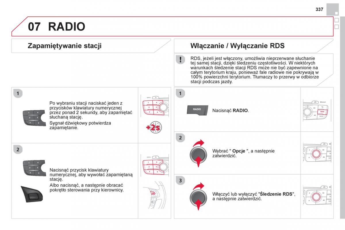 Citroen DS4 instrukcja obslugi / page 339