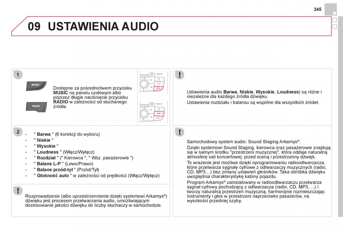 Citroen DS4 instrukcja obslugi / page 347