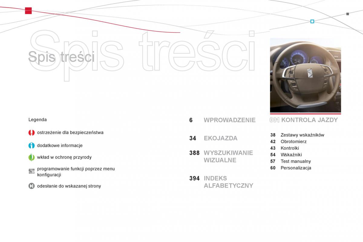 Citroen DS4 instrukcja obslugi / page 4