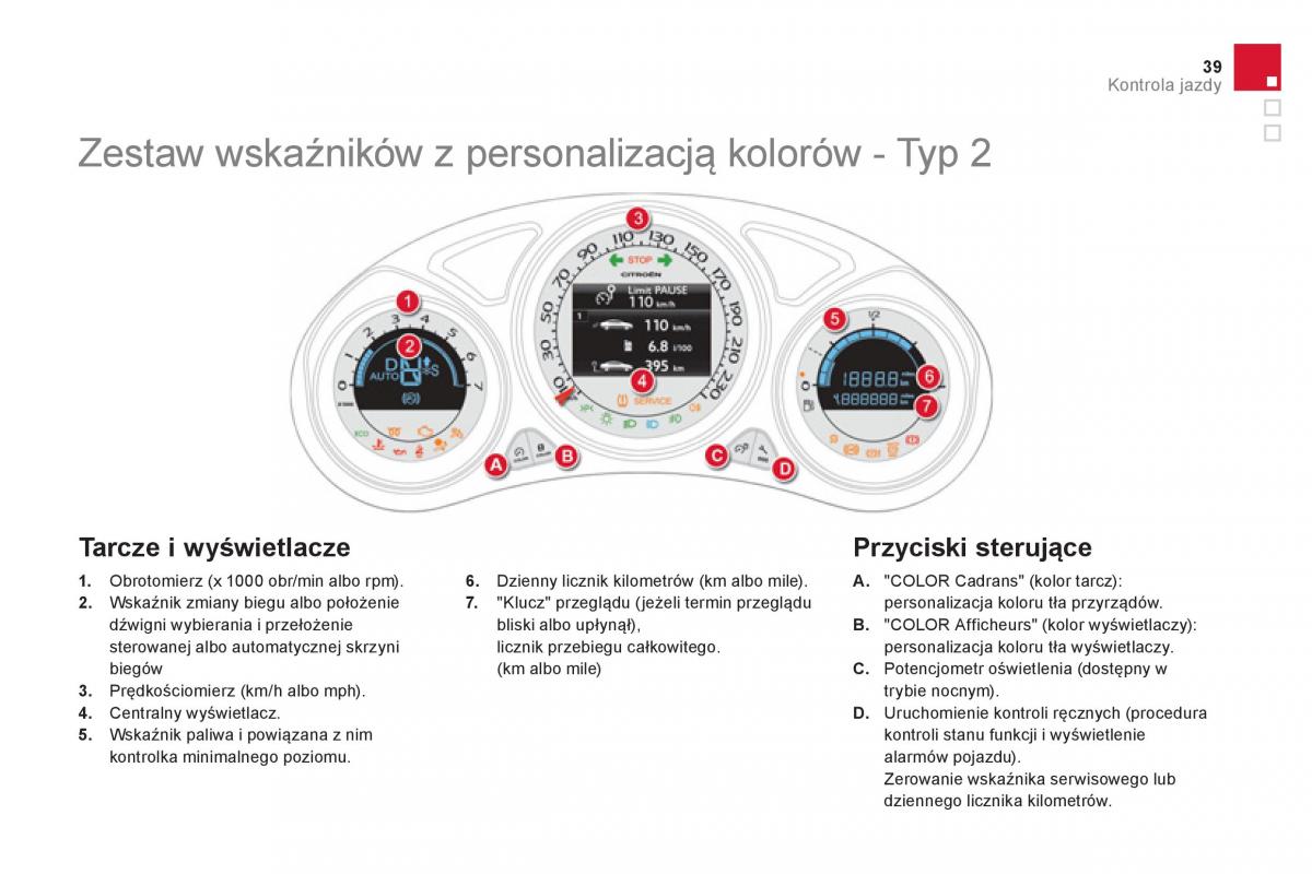 Citroen DS4 instrukcja obslugi / page 41