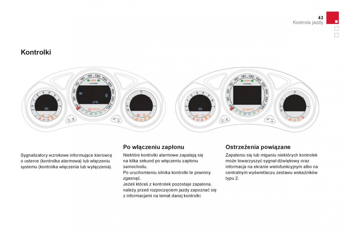 Citroen DS4 instrukcja obslugi / page 45