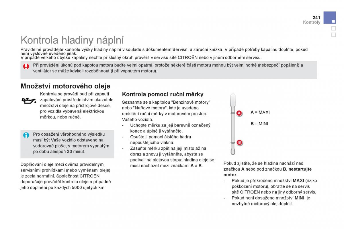 Citroen DS5 navod k obsludze / page 243