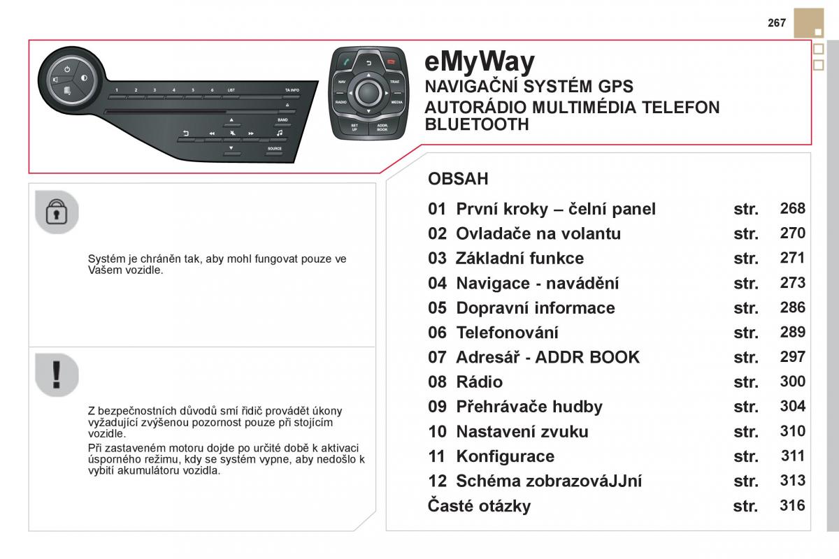 Citroen DS5 navod k obsludze / page 269