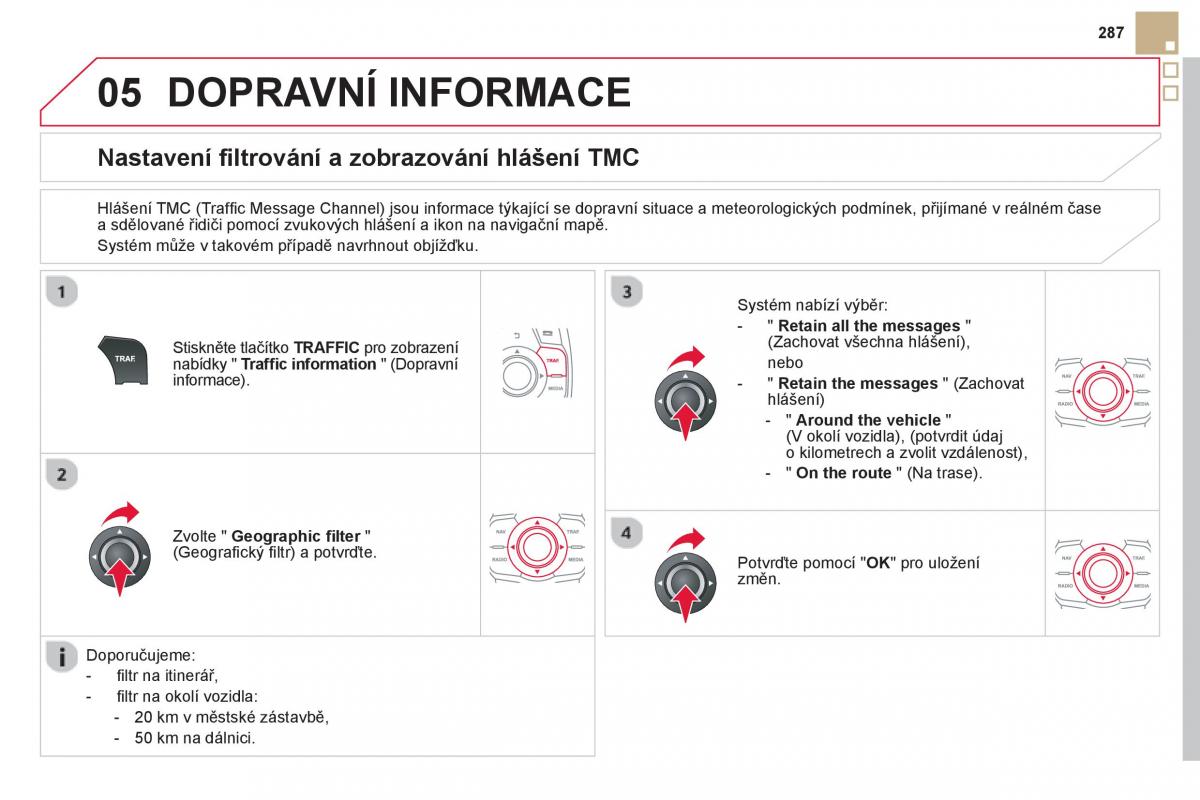 Citroen DS5 navod k obsludze / page 289