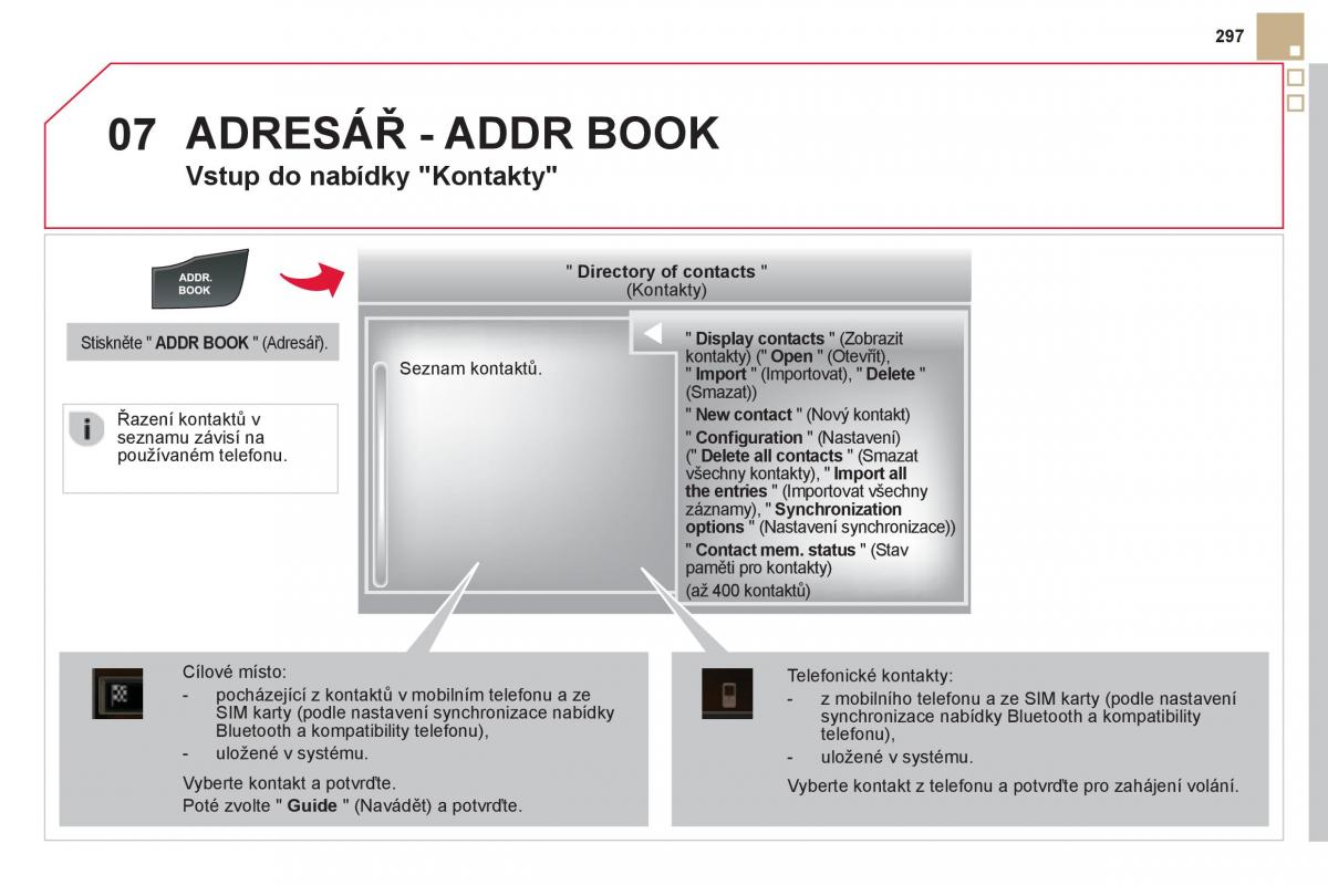 Citroen DS5 navod k obsludze / page 299