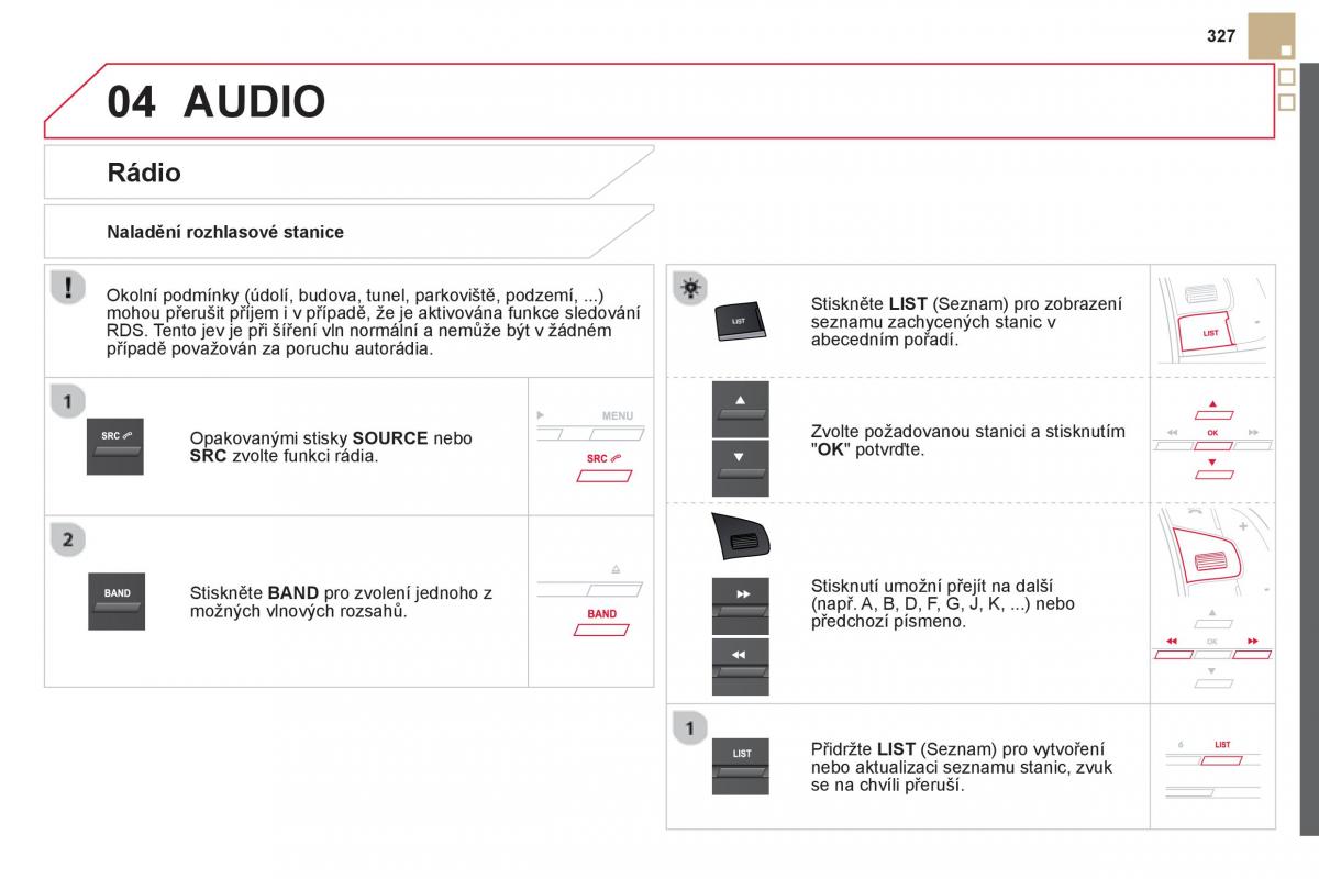 Citroen DS5 navod k obsludze / page 329