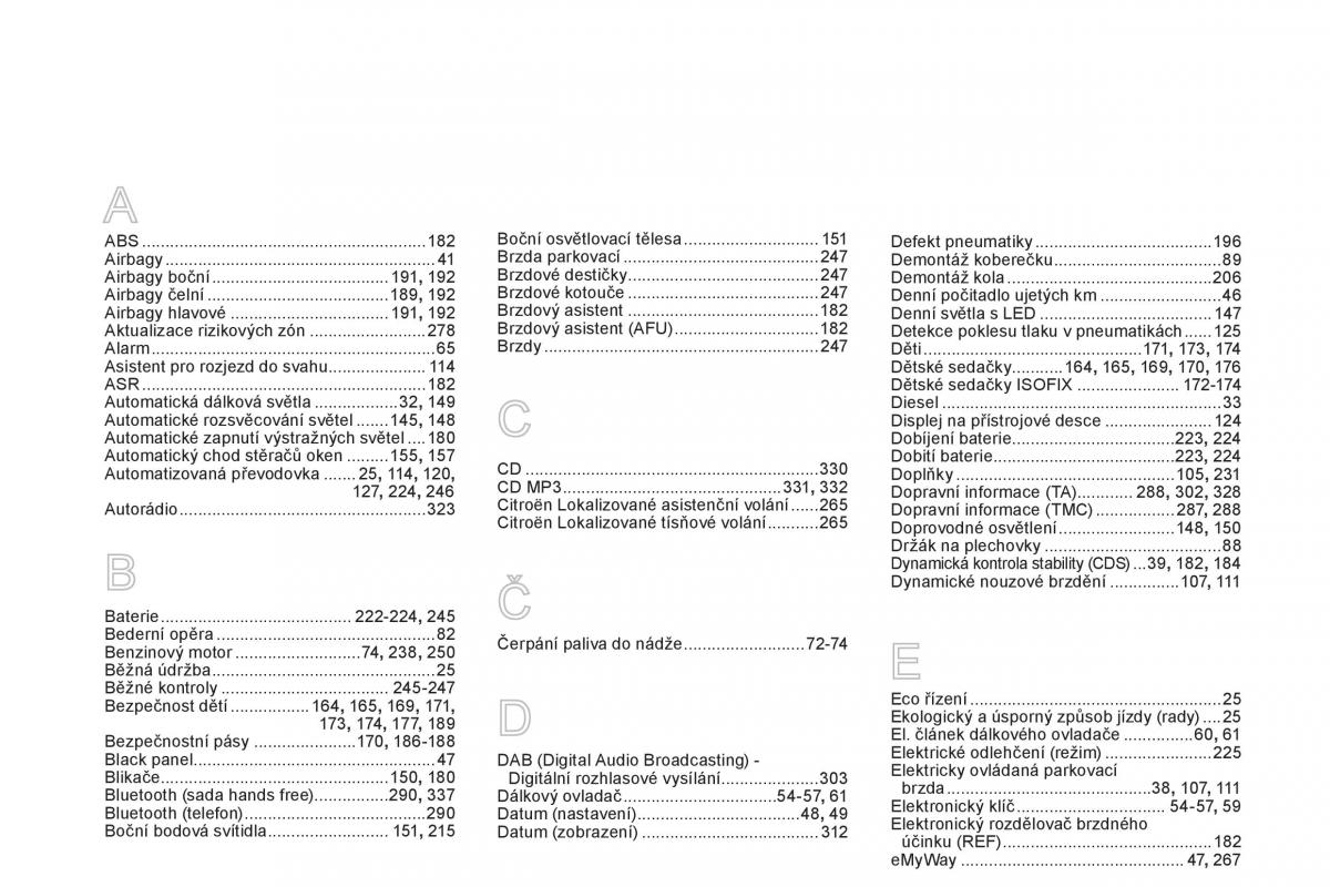 Citroen DS5 navod k obsludze / page 358