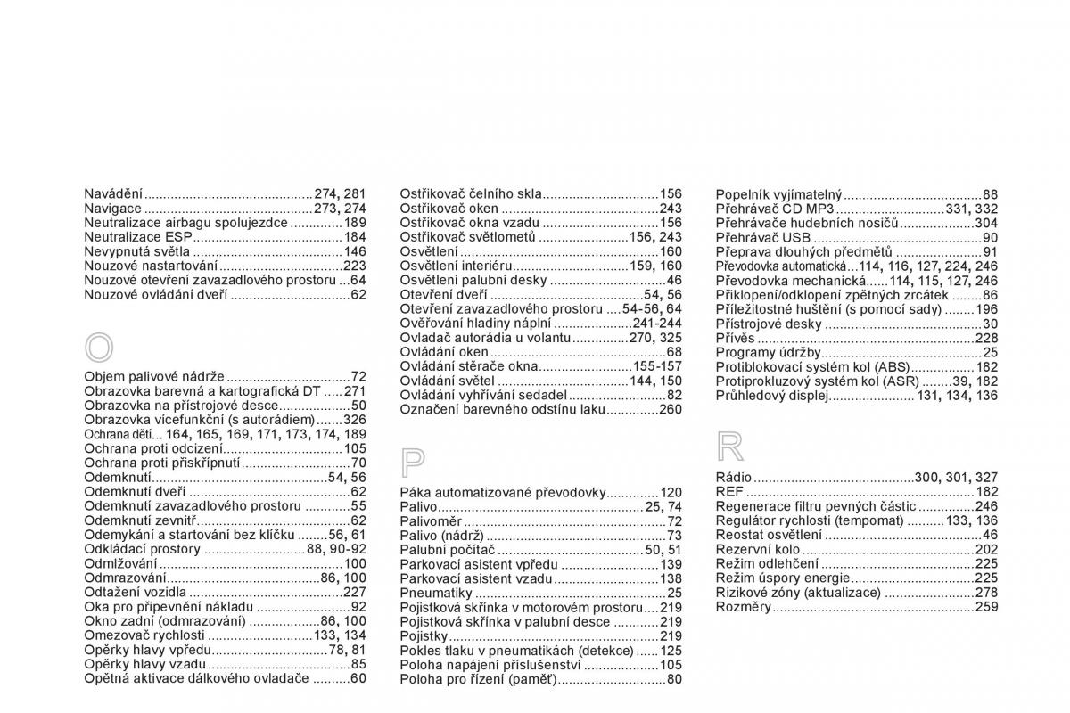 Citroen DS5 navod k obsludze / page 360