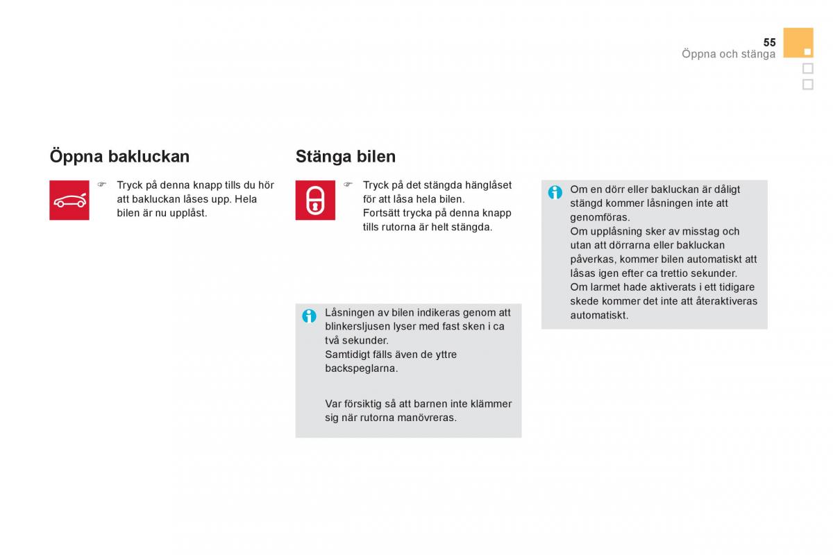 Citroen DS5 instruktionsbok / page 57