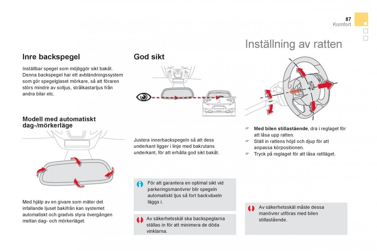 Citroen DS5 instruktionsbok / page 89