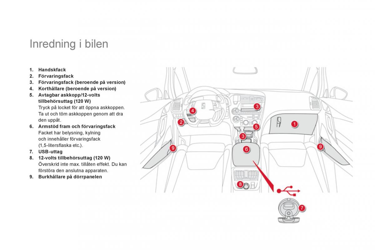 Citroen DS5 instruktionsbok / page 90