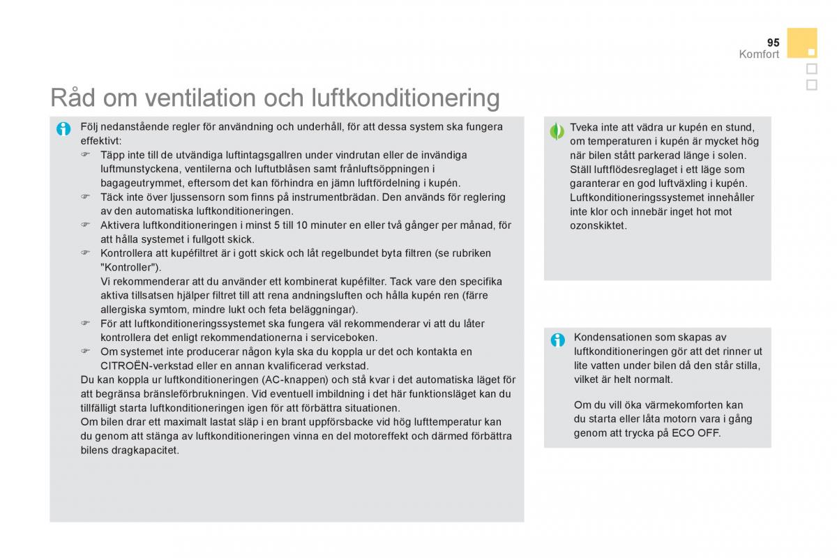 Citroen DS5 instruktionsbok / page 97