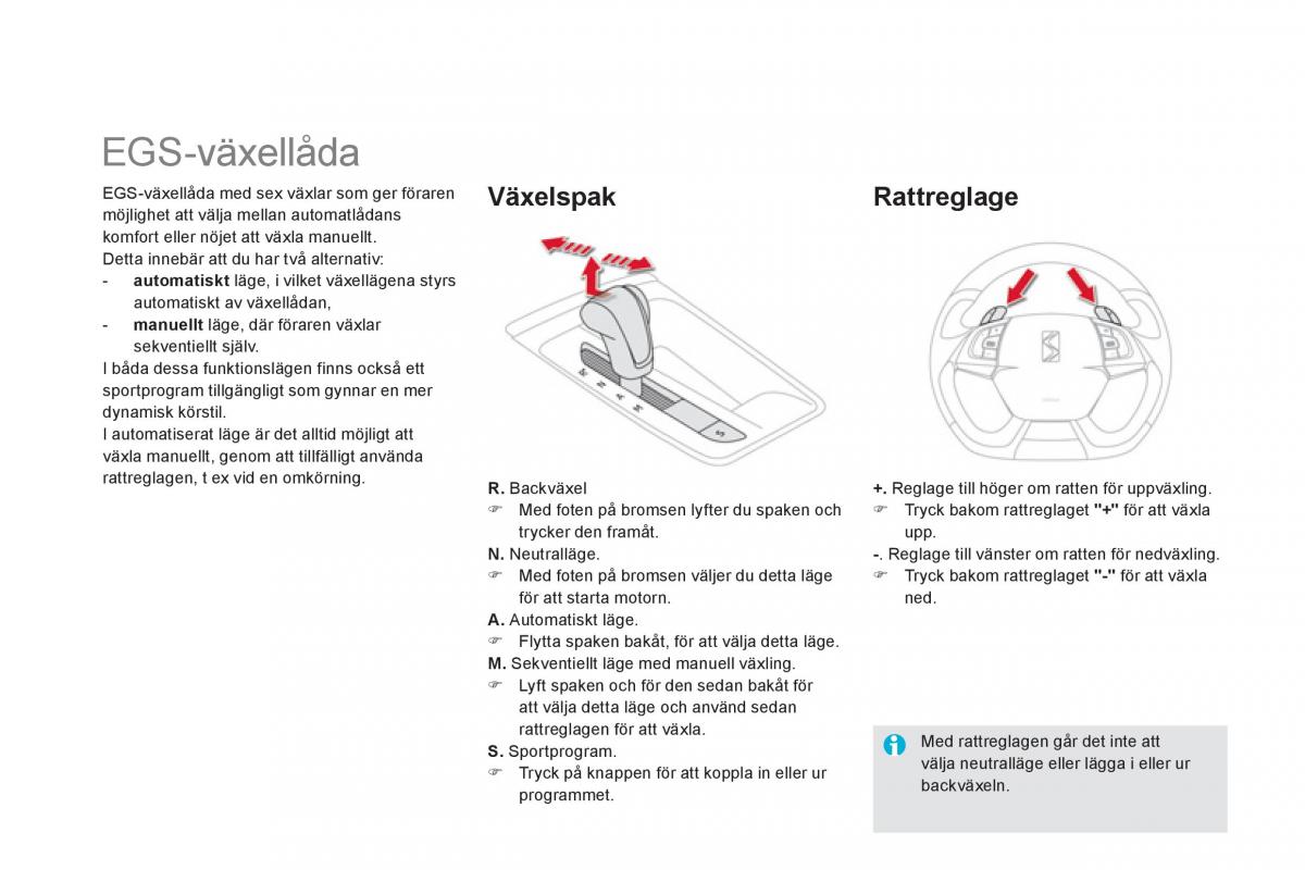 Citroen DS5 instruktionsbok / page 122