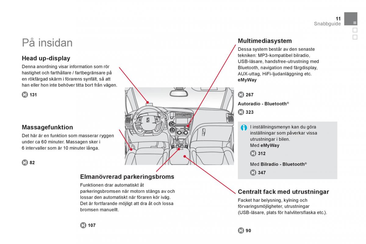 Citroen DS5 instruktionsbok / page 13