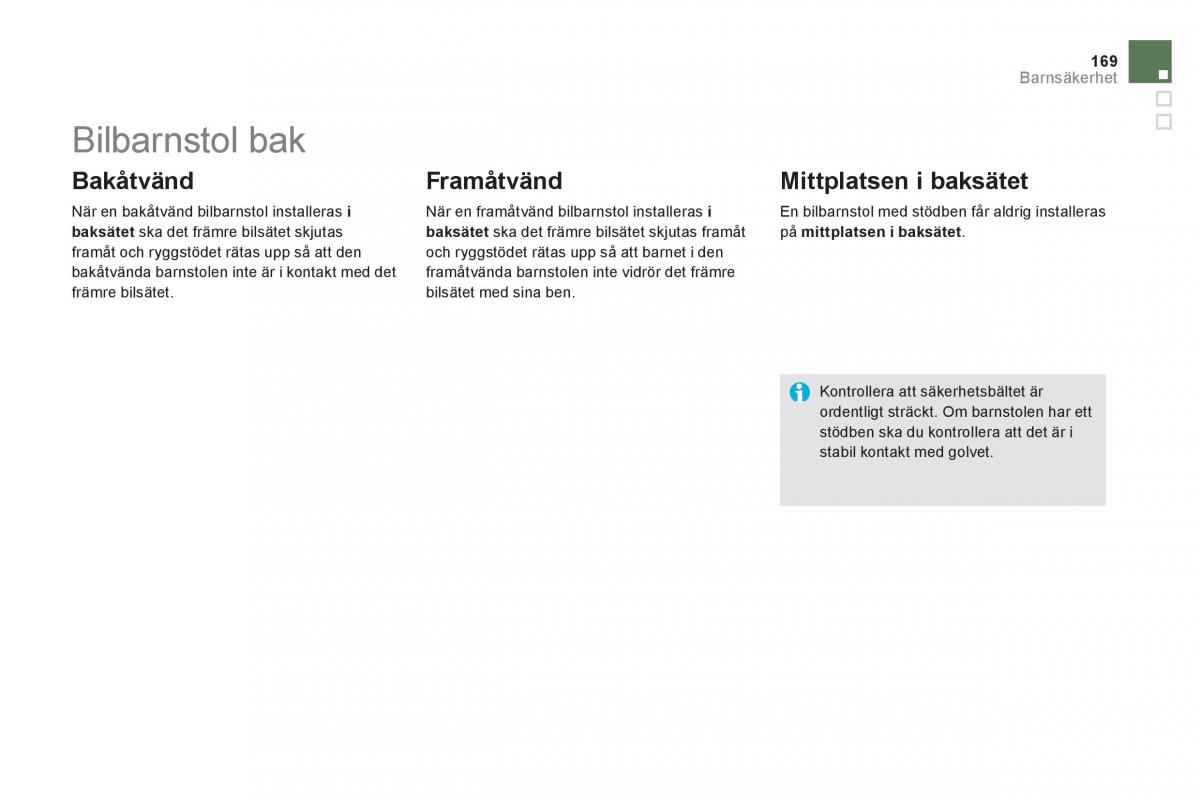 Citroen DS5 instruktionsbok / page 171