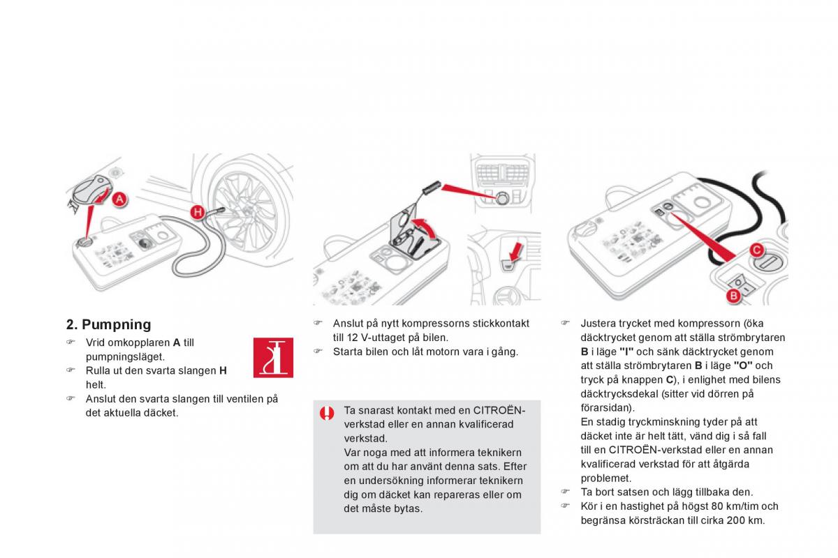 Citroen DS5 instruktionsbok / page 202