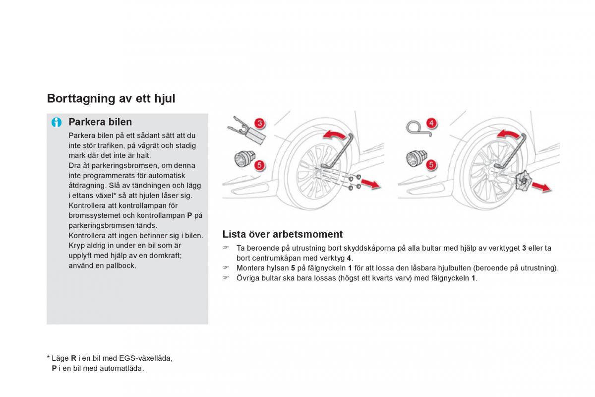 Citroen DS5 instruktionsbok / page 208