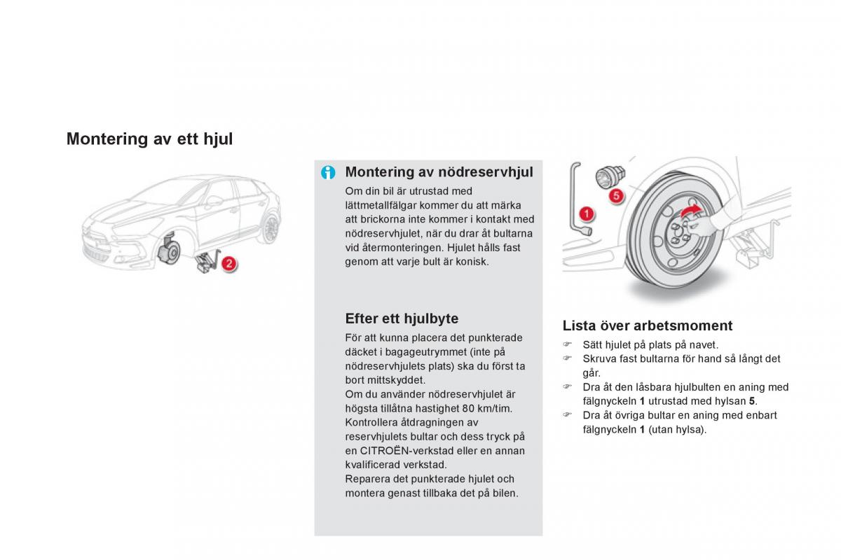 Citroen DS5 instruktionsbok / page 210