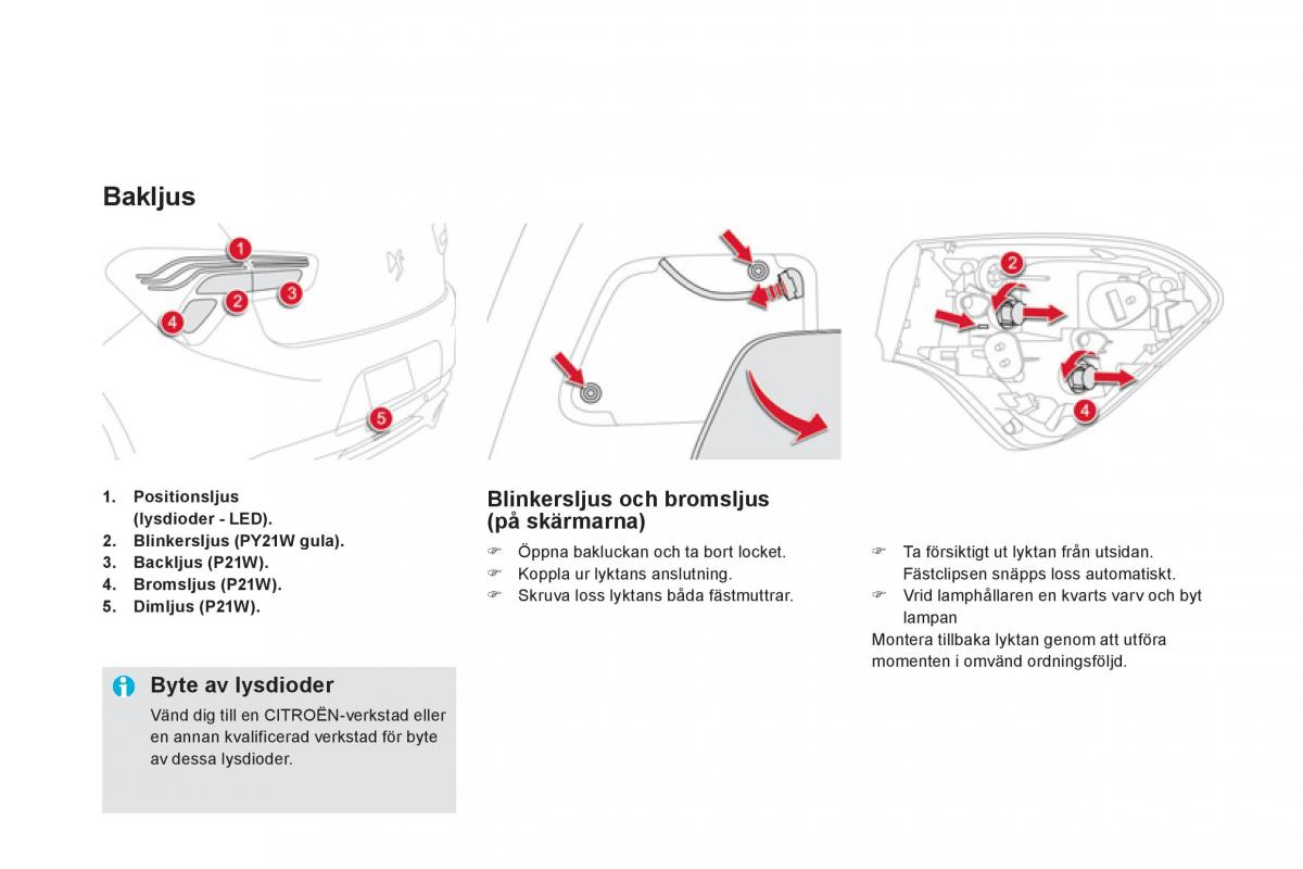 Citroen DS5 instruktionsbok / page 218