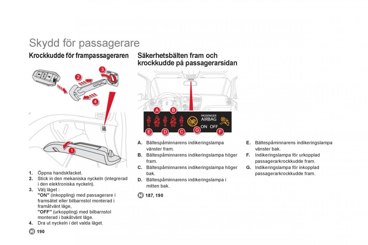 Citroen DS5 instruktionsbok / page 22