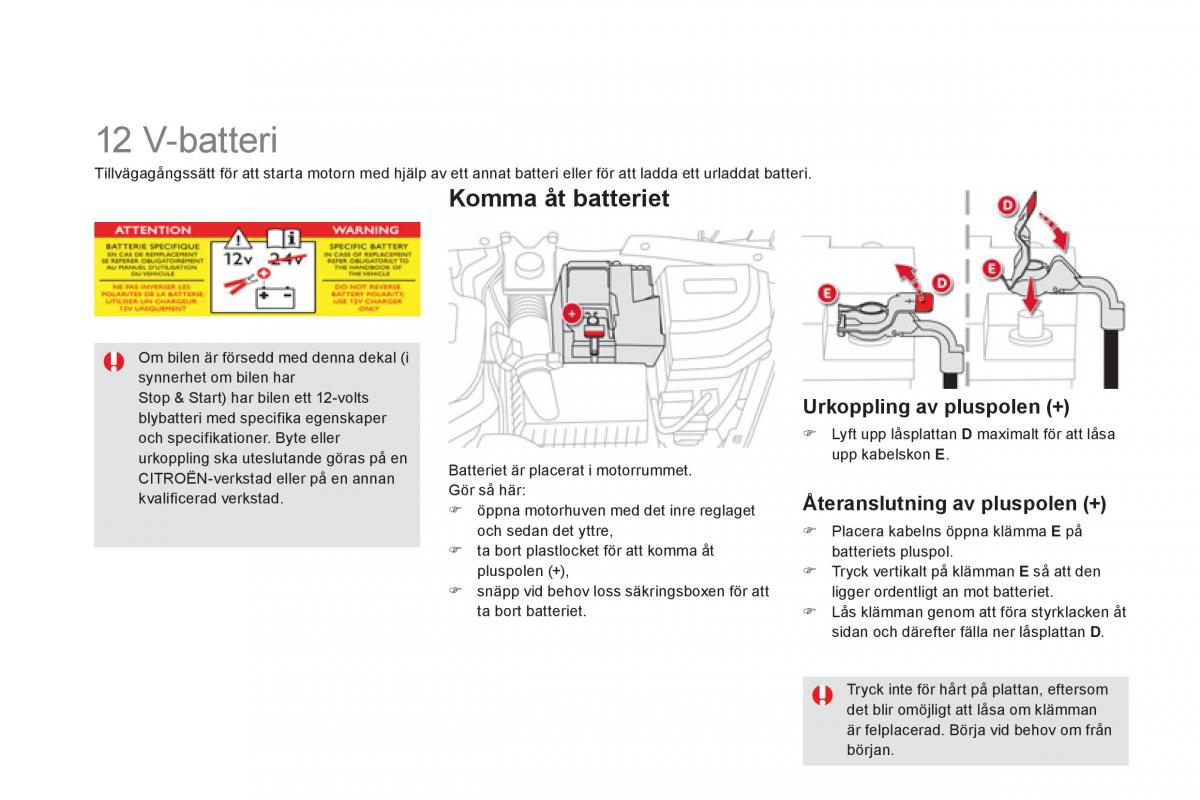 Citroen DS5 instruktionsbok / page 224