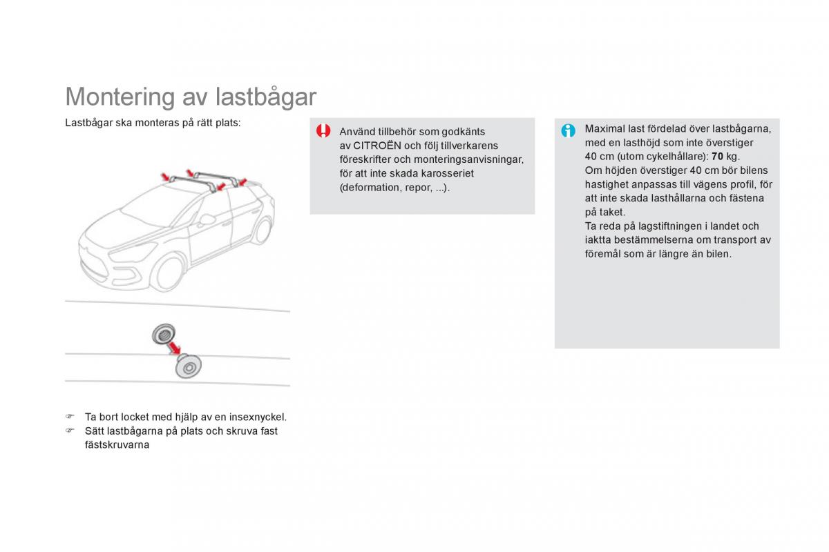 Citroen DS5 instruktionsbok / page 232