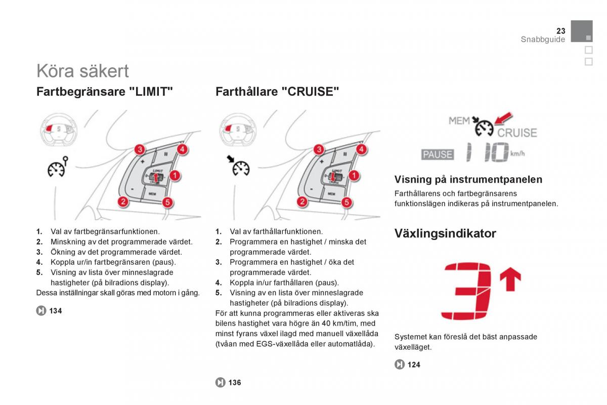 Citroen DS5 instruktionsbok / page 25