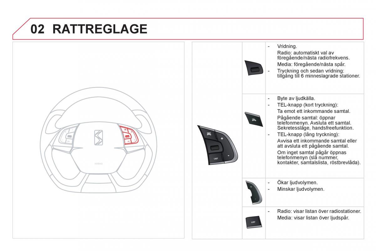 Citroen DS5 instruktionsbok / page 272