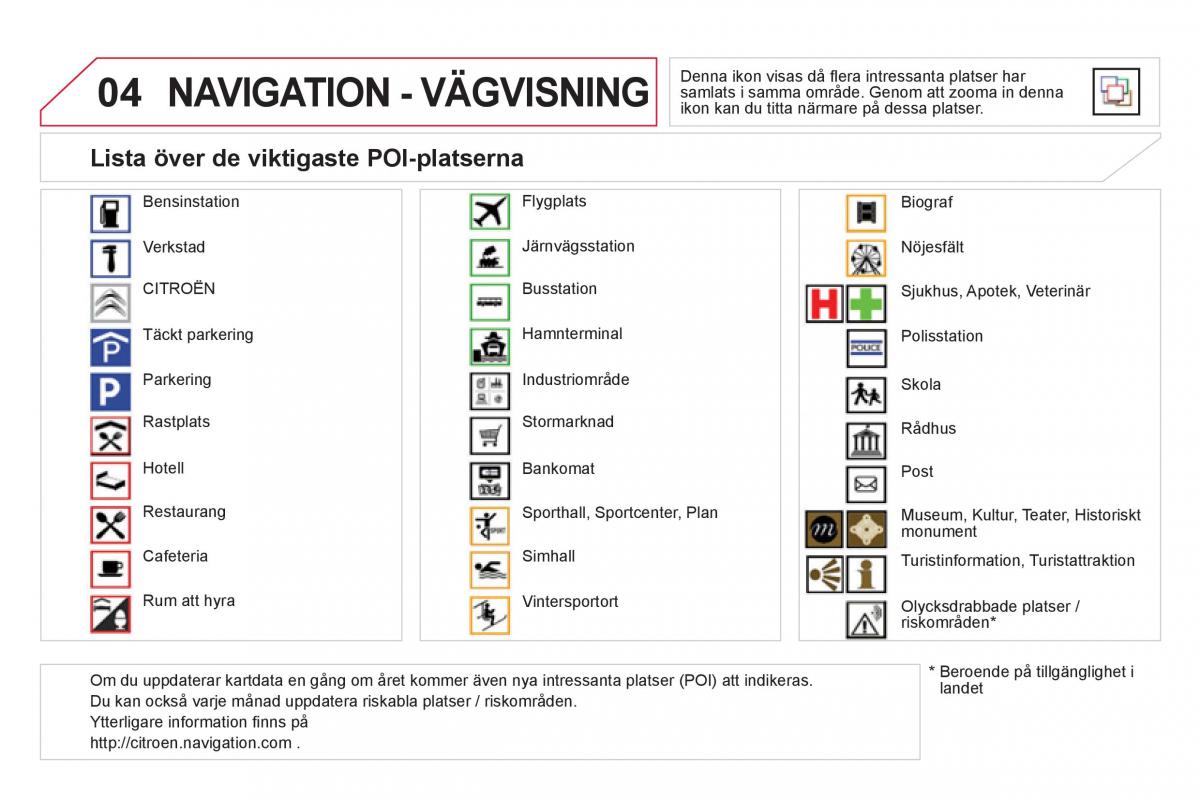 Citroen DS5 instruktionsbok / page 280