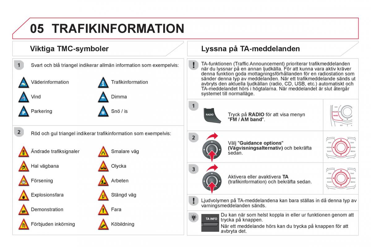 Citroen DS5 instruktionsbok / page 290