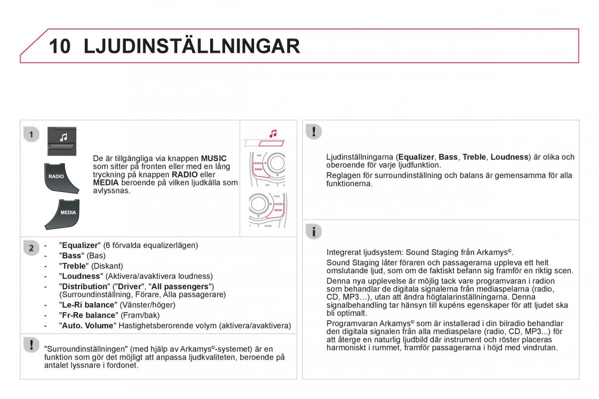 Citroen DS5 instruktionsbok / page 312