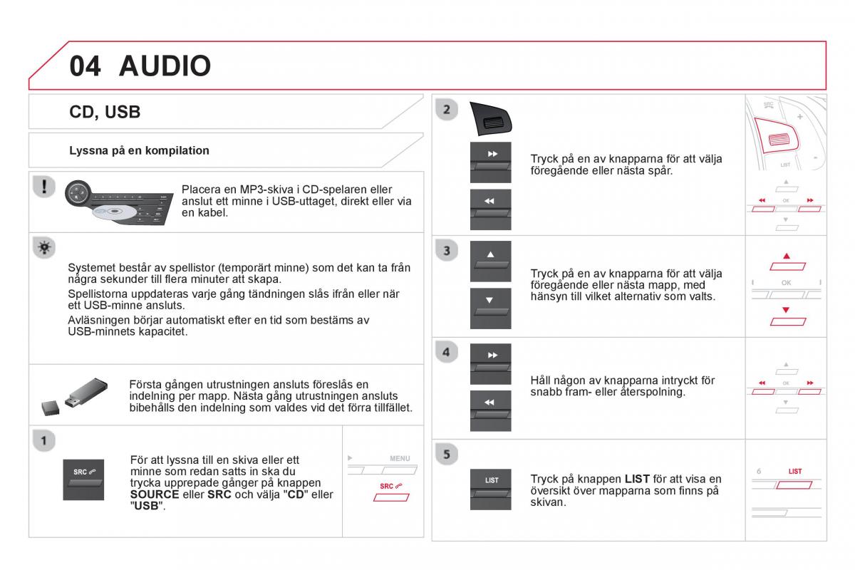 Citroen DS5 instruktionsbok / page 334