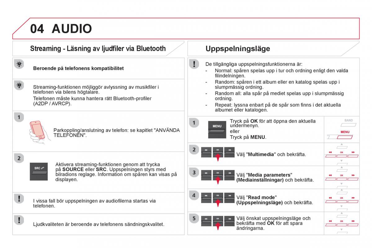 Citroen DS5 instruktionsbok / page 338